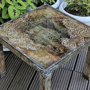 Трафарет - Апсара мини - Фотография интерьере 1