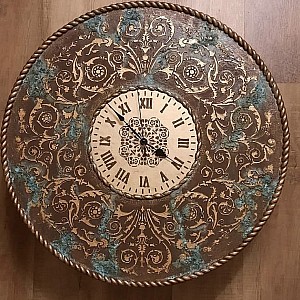 Трафарет - Путь Изобилия круг - Фотография интерьере 5