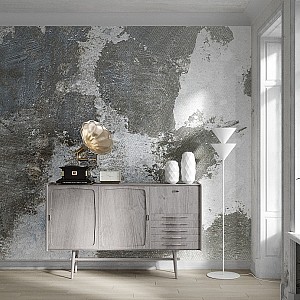 Трафарет - Рубин - Фотография интерьере 2